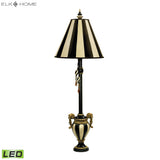 Carnival Stripe 32'' High 1-Light Table Lamp - Antique Black - Includes LED Bulb 91-234-LED Elk Home