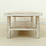 Lilys Amalfi Two Tones Rectangular Coffee Table With Shelf 63X24X18H 9100-W