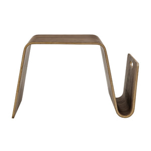 EuroStyle Anise Side Table in Walnut