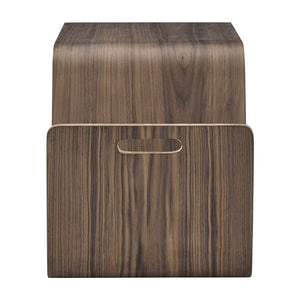 EuroStyle Anise Side Table in Walnut