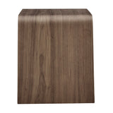 EuroStyle Anise Side Table in Walnut