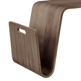 EuroStyle Anise Side Table in Walnut