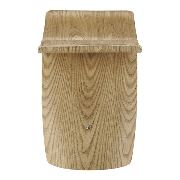 EuroStyle Fleur Bentwood Ash Veneer Side Table Organic Curved Design for Living or Bedroom 91006-NAT