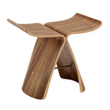 Fleur Side Table in Walnut 91006-WAL EuroStyle