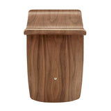 Fleur Side Table in Walnut 91006-WAL EuroStyle