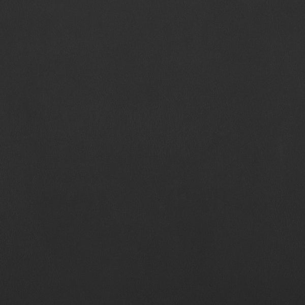 EuroStyle Blanche Side Chair with Black Leatherette Seat and Black Frame - Set of 1