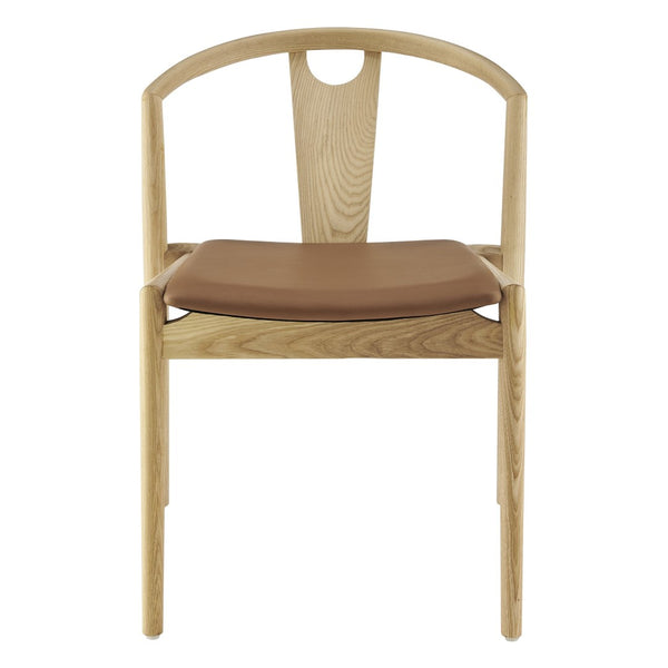 Eurostyle Blanche Side Chair Set Of 2 - Sleek Design, Comfortable Foam Seating For Stylish Home Decor Dark Tan,Natural Leatherette Over Foam 91015tan-mp2