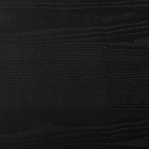 EuroStyle Blanche Bentwood Ash Side Chair with Leatherette Seat for Dining or Home Office Black Wood/Black Set of 1 91016-BLK