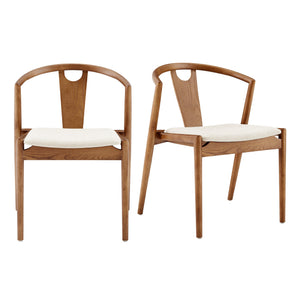 Blanche Side Chair - Sleek Design with Comfortable Foam Seat for Elegant Home Decor - Set of 2