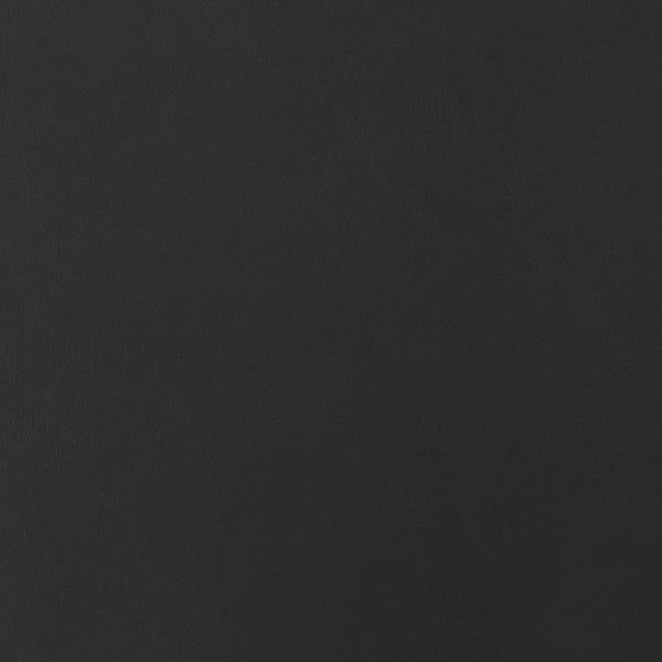 EuroStyle Estelle Side Chair with Black Leatherette and Black Wood Frame - Set of 1