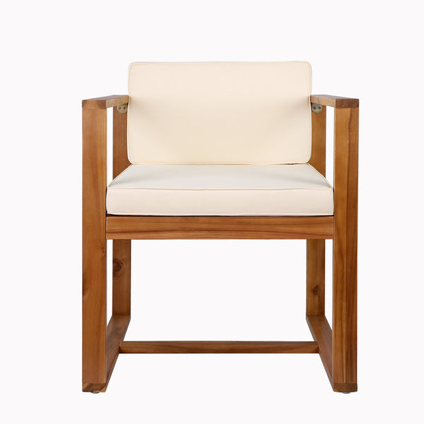 English Elm Christopher Knight Home® - Patio 5-Piece Dining Set With Teak-Finish Acacia Wood Table & Chairs For Stylish Outdoor Gatherings N779P195382B-2_64274.00