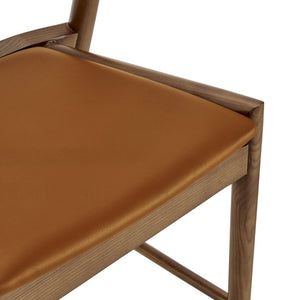 Eurostyle Blanche Counter Stool – Elegant Design With Comfortable Foam Seat For Stylish Home Decor Dark Tan Leatherette,Walnut Leatherette Over Foam 91035-tan