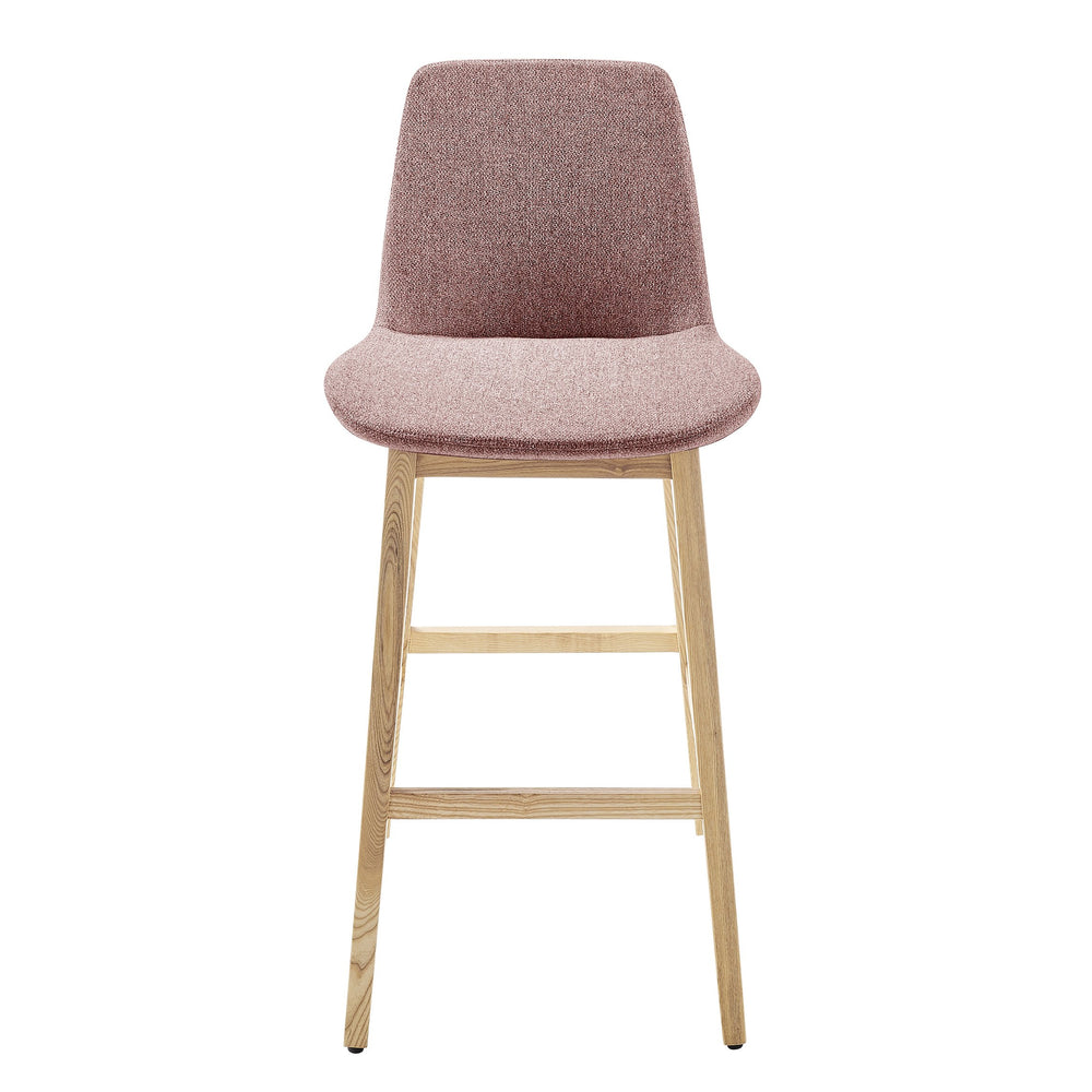 Clara Bar Stool - Elegant Solid Ash Frame with Comfort Foam Seat for Stylish Contemporary Spaces