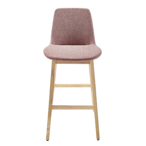 Clara Bar Stool - Elegant Solid Ash Frame with Comfort Foam Seat for Stylish Contemporary Spaces