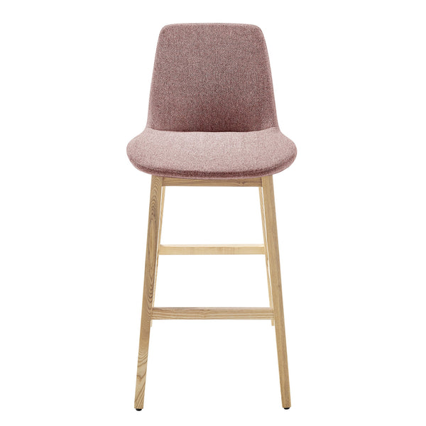 Clara Bar Stool - Elegant Solid Ash Frame with Comfort Foam Seat for Stylish Contemporary Spaces
