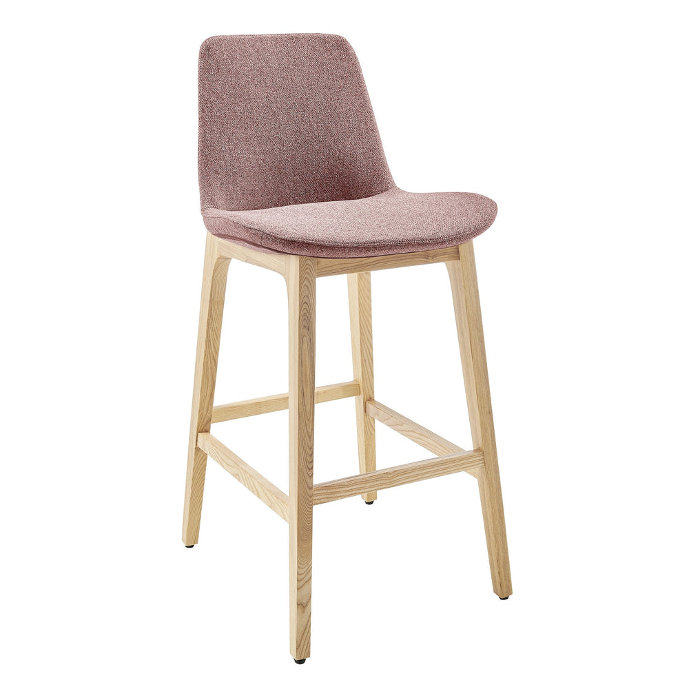 Clara Bar Stool - Elegant Solid Ash Frame with Comfort Foam Seat for Stylish Contemporary Spaces