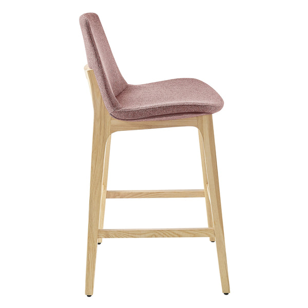 Clara Bar Stool - Elegant Solid Ash Frame with Comfort Foam Seat for Stylish Contemporary Spaces