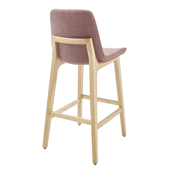 Clara Bar Stool - Elegant Solid Ash Frame with Comfort Foam Seat for Stylish Contemporary Spaces