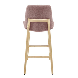 Clara Bar Stool - Elegant Solid Ash Frame with Comfort Foam Seat for Stylish Contemporary Spaces