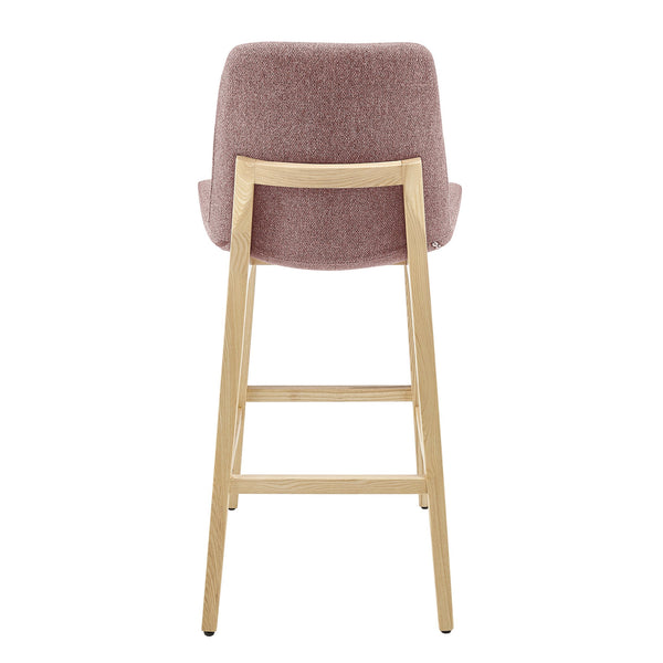 Clara Bar Stool - Elegant Solid Ash Frame with Comfort Foam Seat for Stylish Contemporary Spaces