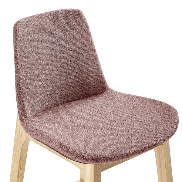 Clara Bar Stool - Elegant Solid Ash Frame with Comfort Foam Seat for Stylish Contemporary Spaces