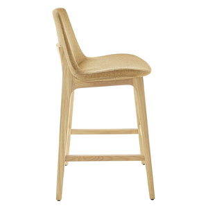 Clara Bar Stool - Elegant Solid Ash Frame with Comfort Foam Seat for Stylish Contemporary Spaces