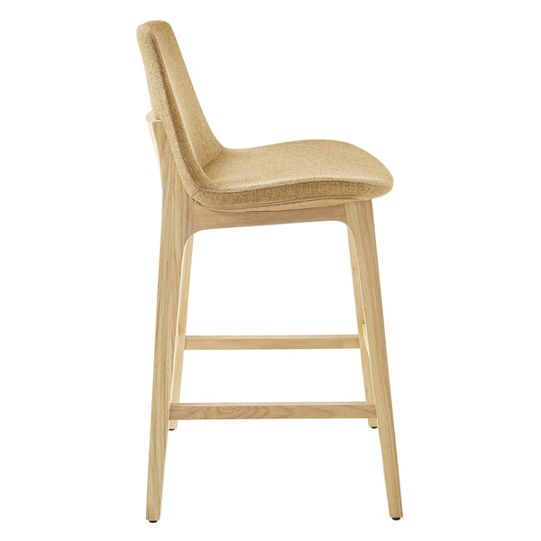 Clara Bar Stool - Elegant Solid Ash Frame with Comfort Foam Seat for Stylish Contemporary Spaces