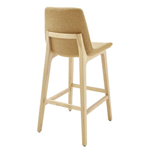 Clara Bar Stool - Elegant Solid Ash Frame with Comfort Foam Seat for Stylish Contemporary Spaces