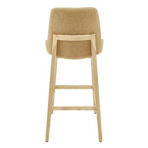 Clara Bar Stool - Elegant Solid Ash Frame with Comfort Foam Seat for Stylish Contemporary Spaces