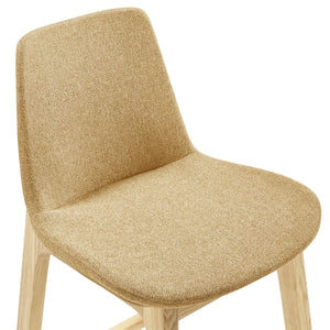 Clara Bar Stool - Elegant Solid Ash Frame with Comfort Foam Seat for Stylish Contemporary Spaces