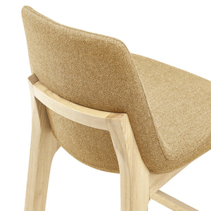 Clara Bar Stool - Elegant Solid Ash Frame with Comfort Foam Seat for Stylish Contemporary Spaces