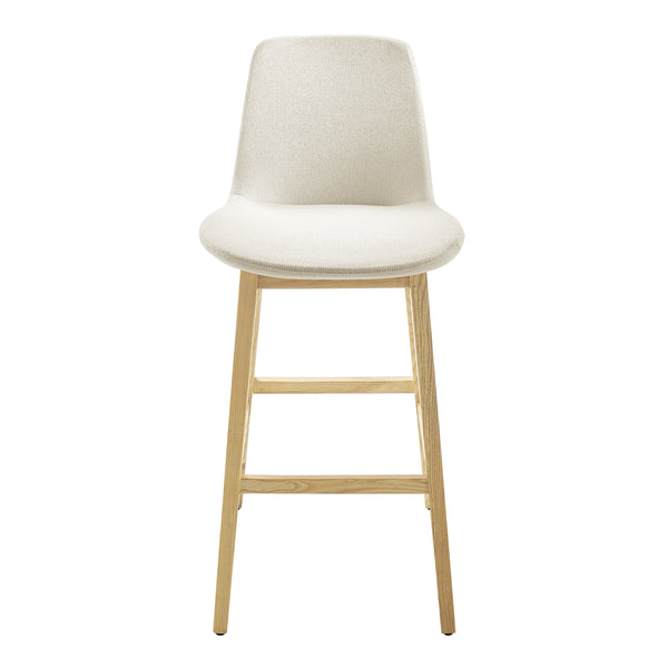 Clara Bar Stool - Elegant Solid Ash Frame with Comfort Foam Seat for Stylish Contemporary Spaces