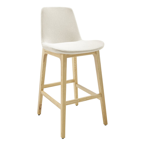 Clara Bar Stool - Elegant Solid Ash Frame with Comfort Foam Seat for Stylish Contemporary Spaces