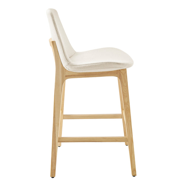 Clara Bar Stool - Elegant Solid Ash Frame with Comfort Foam Seat for Stylish Contemporary Spaces