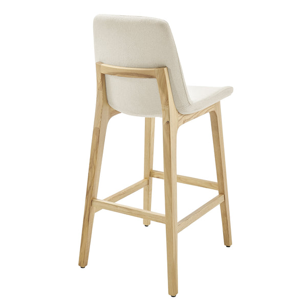 Clara Bar Stool - Elegant Solid Ash Frame with Comfort Foam Seat for Stylish Contemporary Spaces