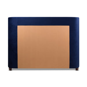 English Elm Jennifer Taylor Home - Brooklyn King Velvet Tufted Bed Set - Luxurious Navy Blue Upholstery With Wingback Design & Support B2719P238193