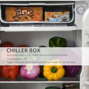English Elm Homcom Compact Upright Freezer 1.1 Cu Ft with Adjustable Thermostat for Dorm or Office W2225P200921