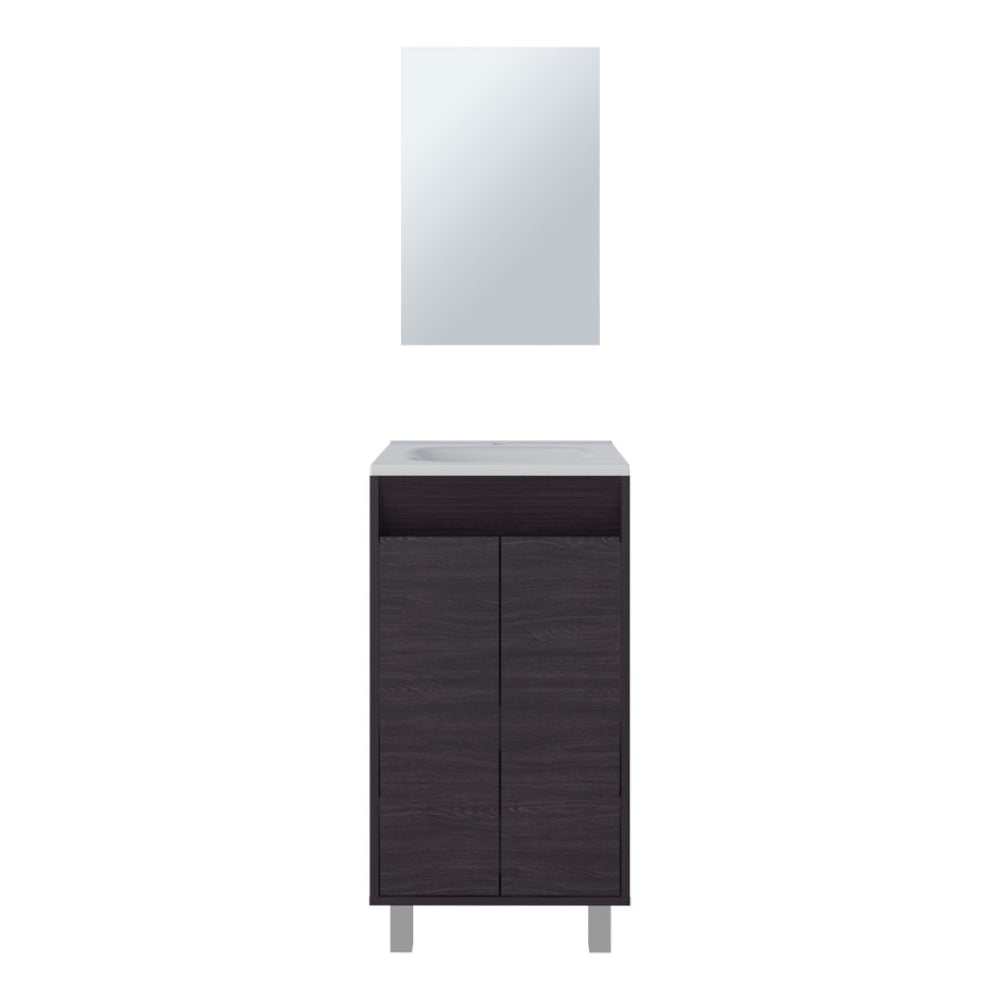 English Elm Colville Floating Wall Mount Vanity Cabinet Matte Finish Modern Bathroom Storage B092P439925