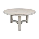 Lilys Amalfi Two Tones 48" Round Dining Table Antique Off White 9112-S