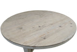 Lilys Amalfi Two Tones 60" Round Dining Table Off White Pre-Order Only 9112-L