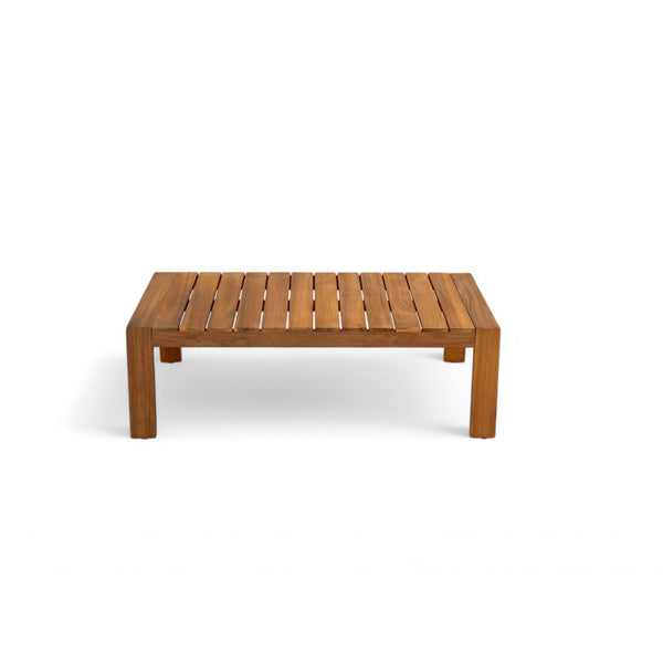 English Elm 2 Piece Acacia Wood Outdoor Sofa Set with Coffee Table and Weather Resistant Cushions Teak,White N719P246159L