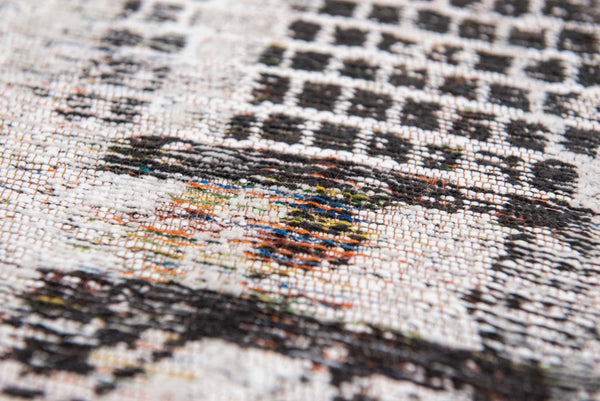 Louis de Pootere Antiquarian Kilim 100% PET Poly Mechanically Woven Jacquard Flatweave Traditional / Oriental Rug Medina White 9'2" x 12'10"