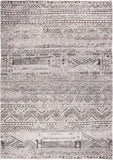 Louis de Pootere Antiquarian Kilim 100% PET Poly Mechanically Woven Jacquard Flatweave Traditional / Oriental Rug Medina White 9'2" x 12'10"