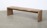 Lilys 70 Inches Long Live Edge Natural Walnut Wood Bench (Approx13.7-16 Inches Deep) 9115
