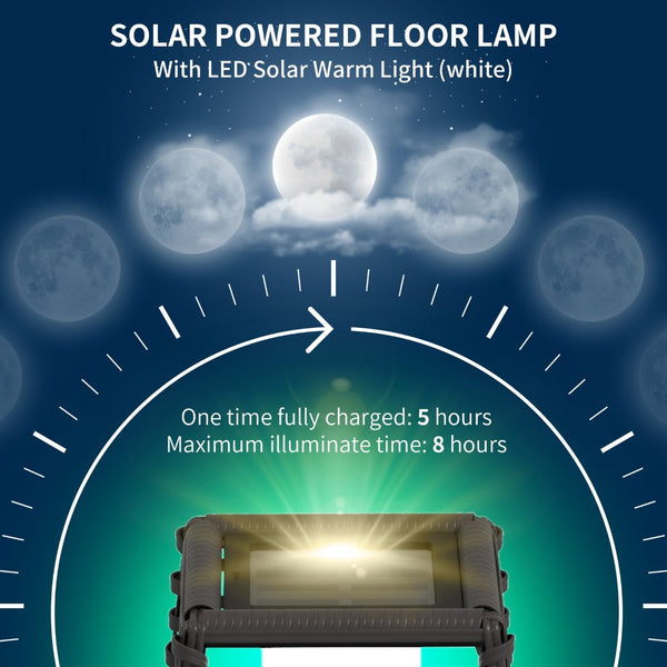 English Elm Outsunny Solar Rattan Pathway Lantern Outdoor Wicker Led Garden Light Auto Dusk Gray W2225P174045