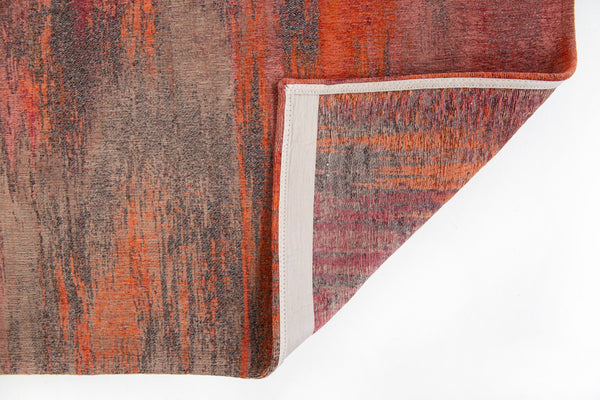 Louis de Pootere Atlantic Monetti 100% PET Poly Mechanically Woven Jacquard Flatweave Contemporary / Modern Rug Hibiscus Red 9'2" x 12'10"