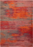 Louis de Pootere Atlantic Monetti 100% PET Poly Mechanically Woven Jacquard Flatweave Contemporary / Modern Rug Hibiscus Red 9'2" x 12'10"