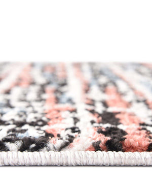 Unique Loom Aramis Oliver Machine Made Tribal Rug Multi, Black/Ivory/Rust Red/Light Blue/Light Brown/Beige 7' 10" x 10' 0"