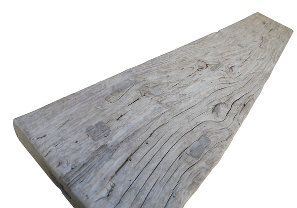 Lilys Hermosa Rustic Console Table Approx 7-7.5 Ft Long(One-Of-A-Kind Weathered Natural Wood Tabletop) 9119