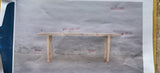 Lilys Hermosa Rustic Console Table Approx 7-7.5 Ft Long(One-Of-A-Kind Weathered Natural Wood Tabletop) 9119